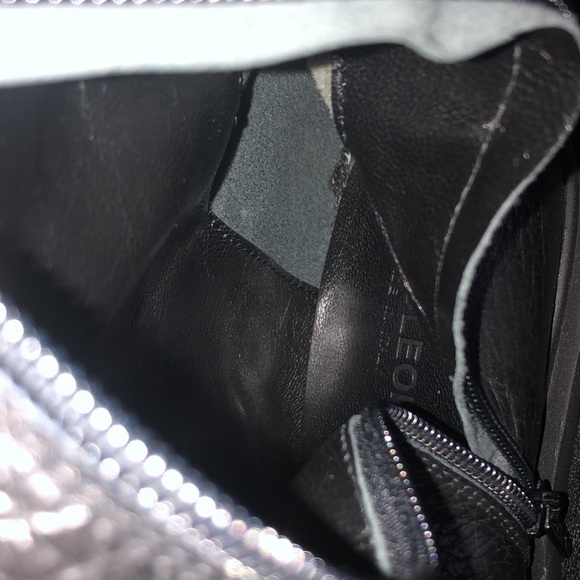 NWOT- EMANUELE CRASTO (EU40) Vitello Nizza nero-mattone chunky boots - Picture 9 of 16